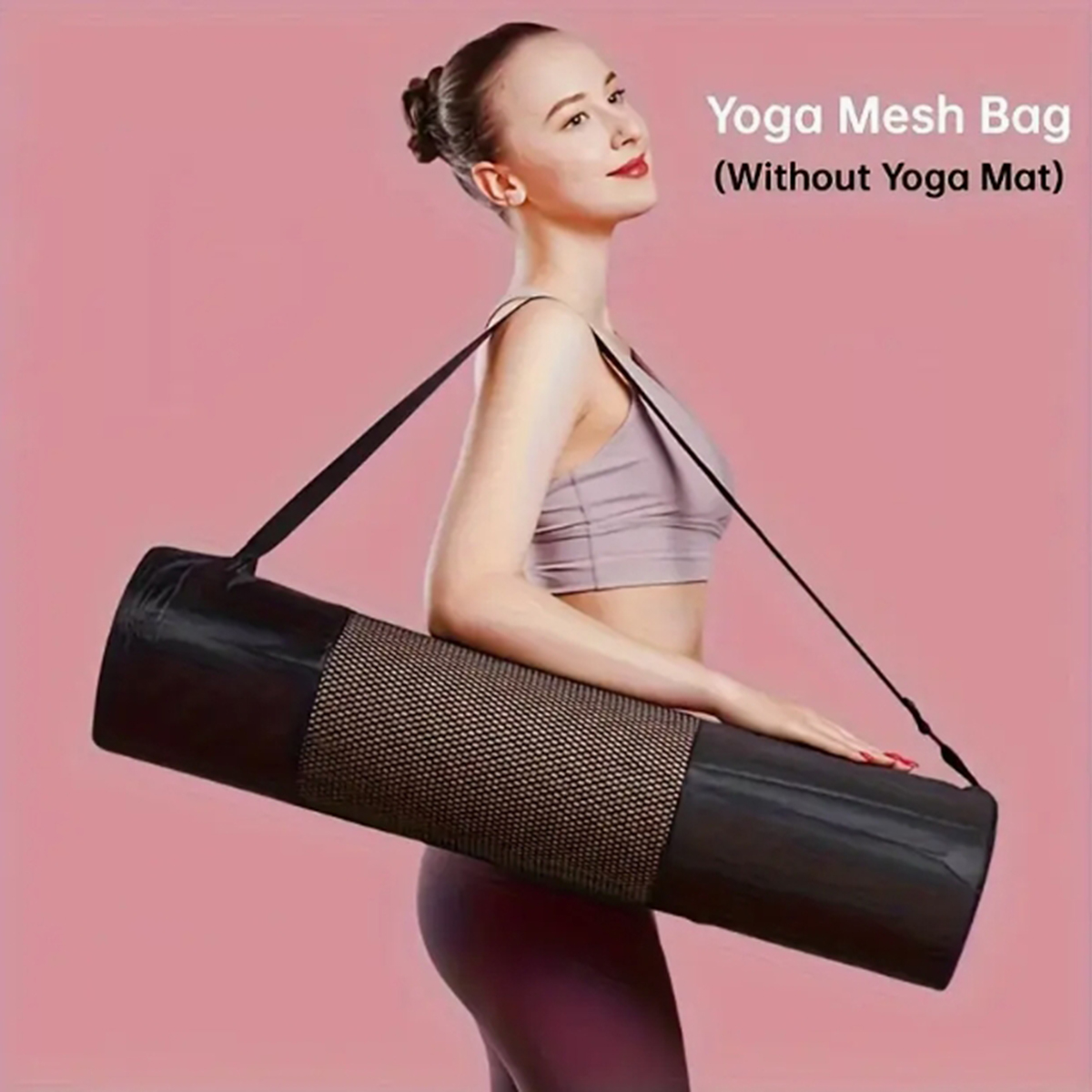 Women'S Yoga Bags - 1 Breathable Yoga Mat Storage Mesh