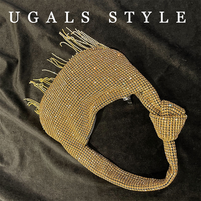 UGALS Diamond Embedded Handbag - Clutch Bag Evening 评论和价格