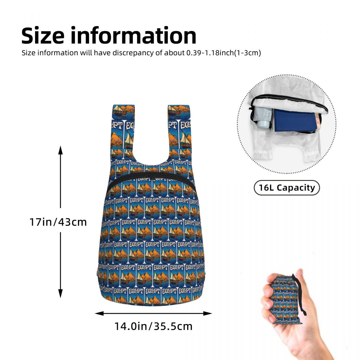Egypt Piramids Retro Backpack  - Women Bags Egypt 评论和价格