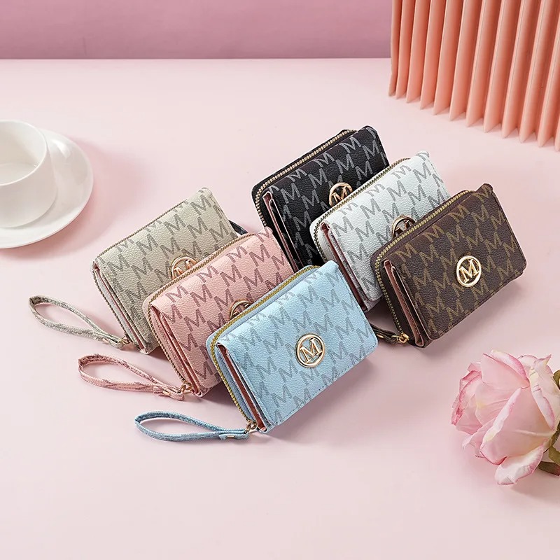 Threefold Zipper Wallet with L - Women Bags And Purses 评论和价格
