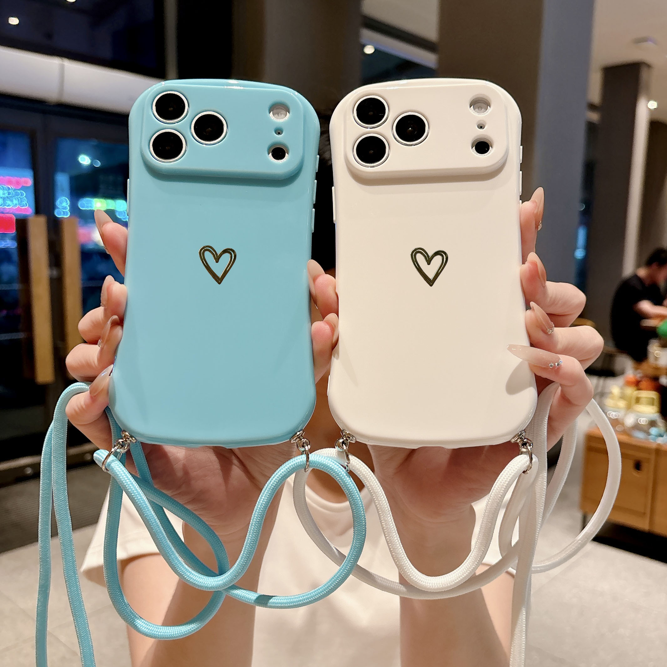 Candy Color Crossbody Lanyard  - Phone Bag Crossbody 评论和价格
