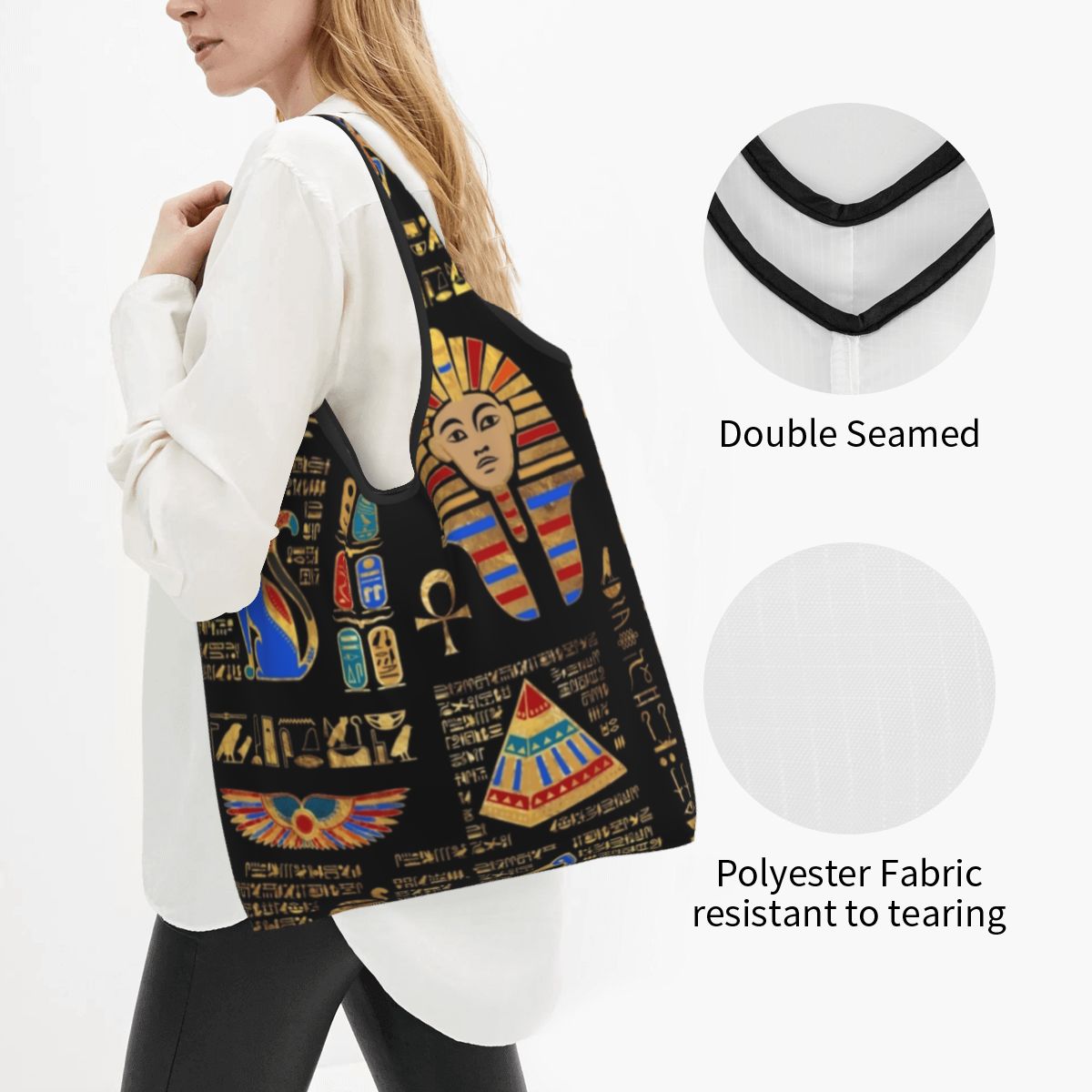 Egyptian Hieroglyphs And Deiti - Women Bags Egypt 评论和价格
