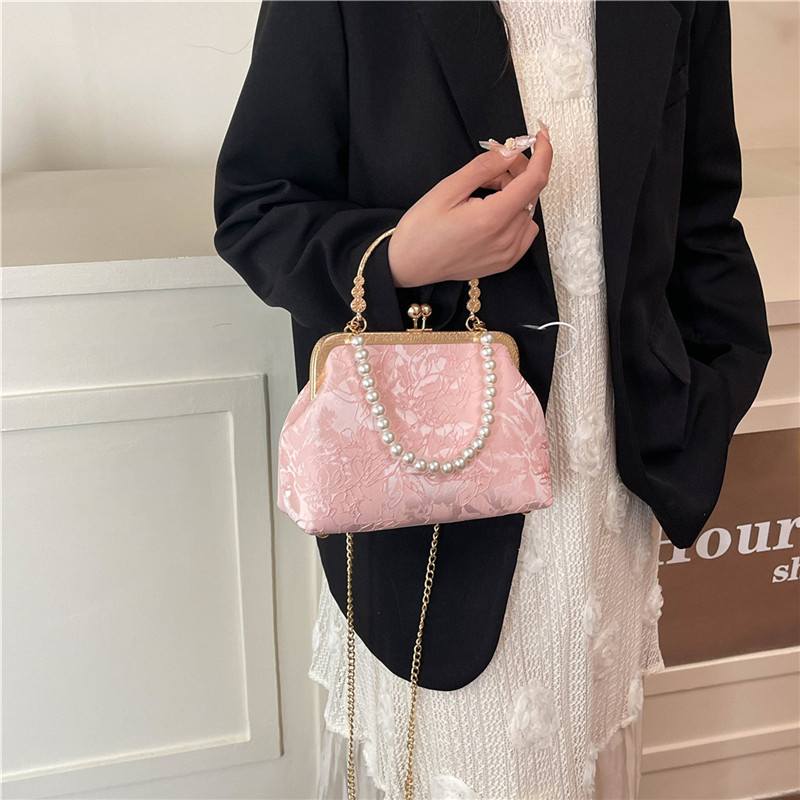 Vintage Classic Lace Bag pearl - Clutch Bag Evening 评论和价格