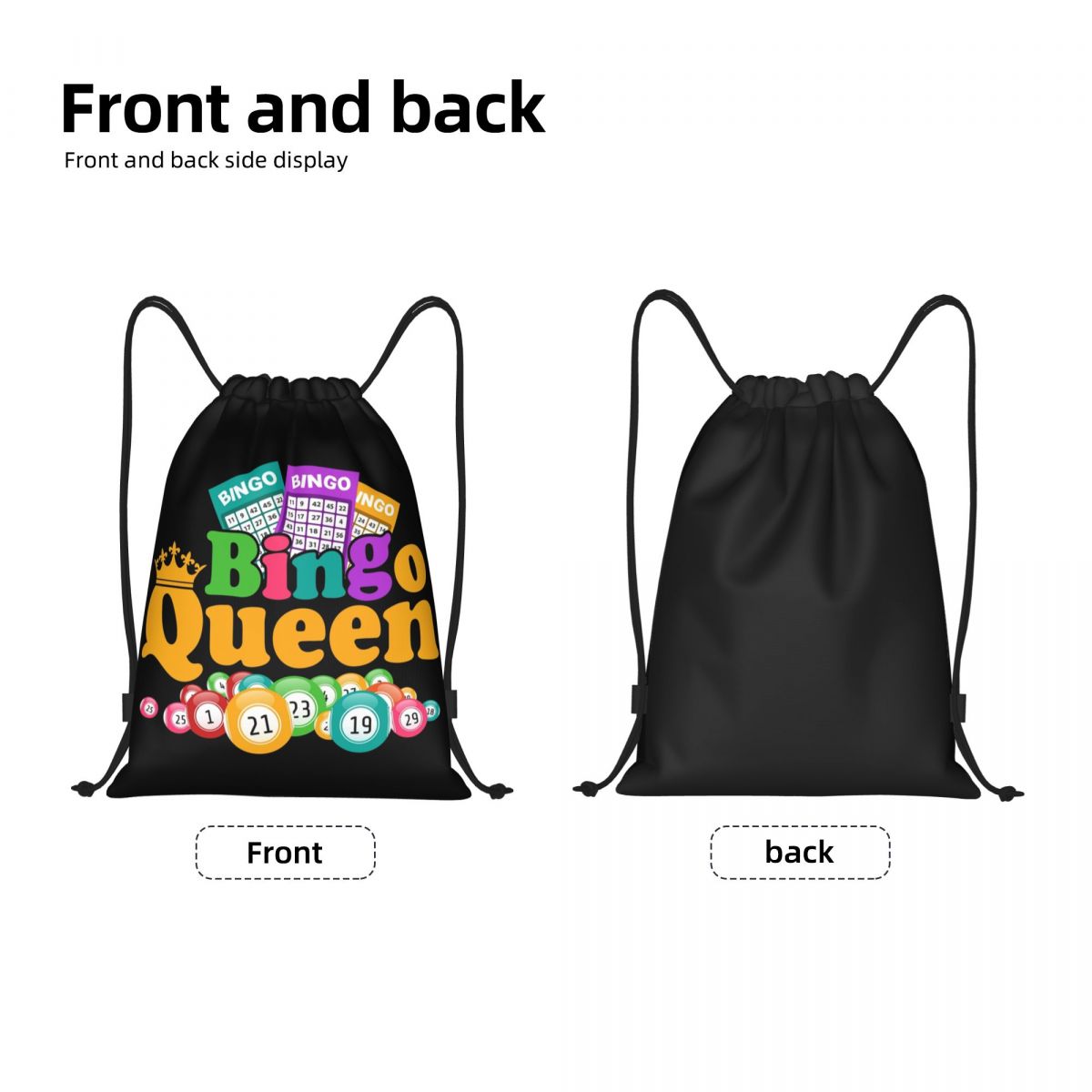 Custom Bingo Queen Game Lover  - Women'S Yoga Bags 评论和价格