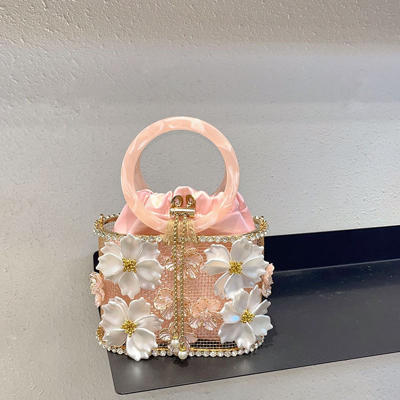 Hollow Out Metal Cage Handbag  - Clutch Bag Evening 评论和价格