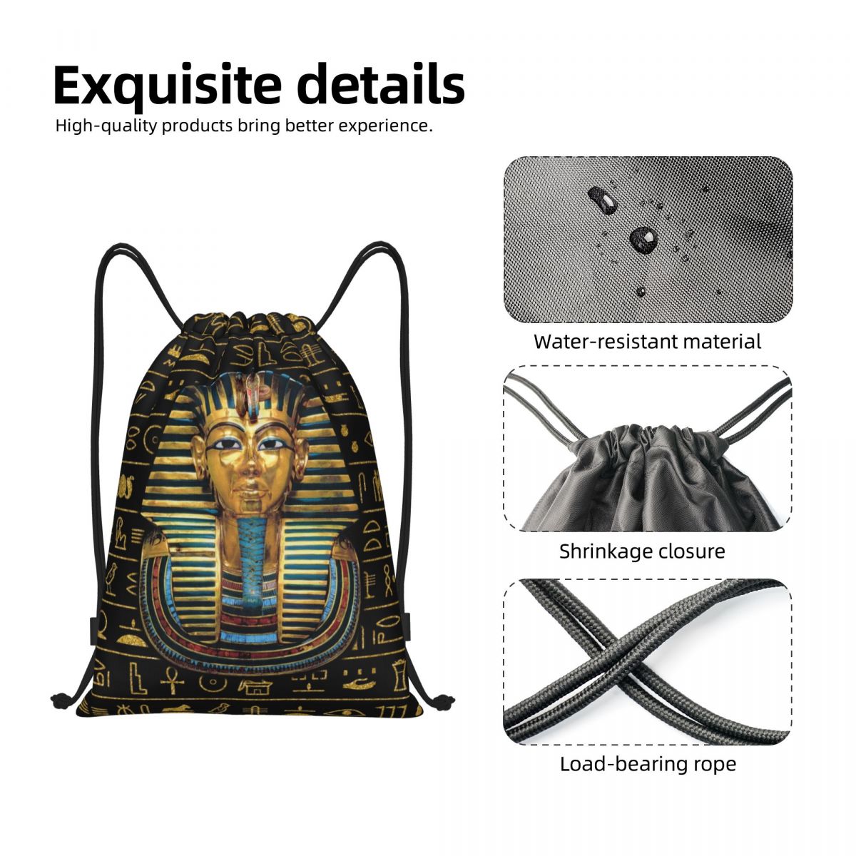 Custom Ancient Gold Pharaoh Eg - Women Bags Egypt 评论和价格