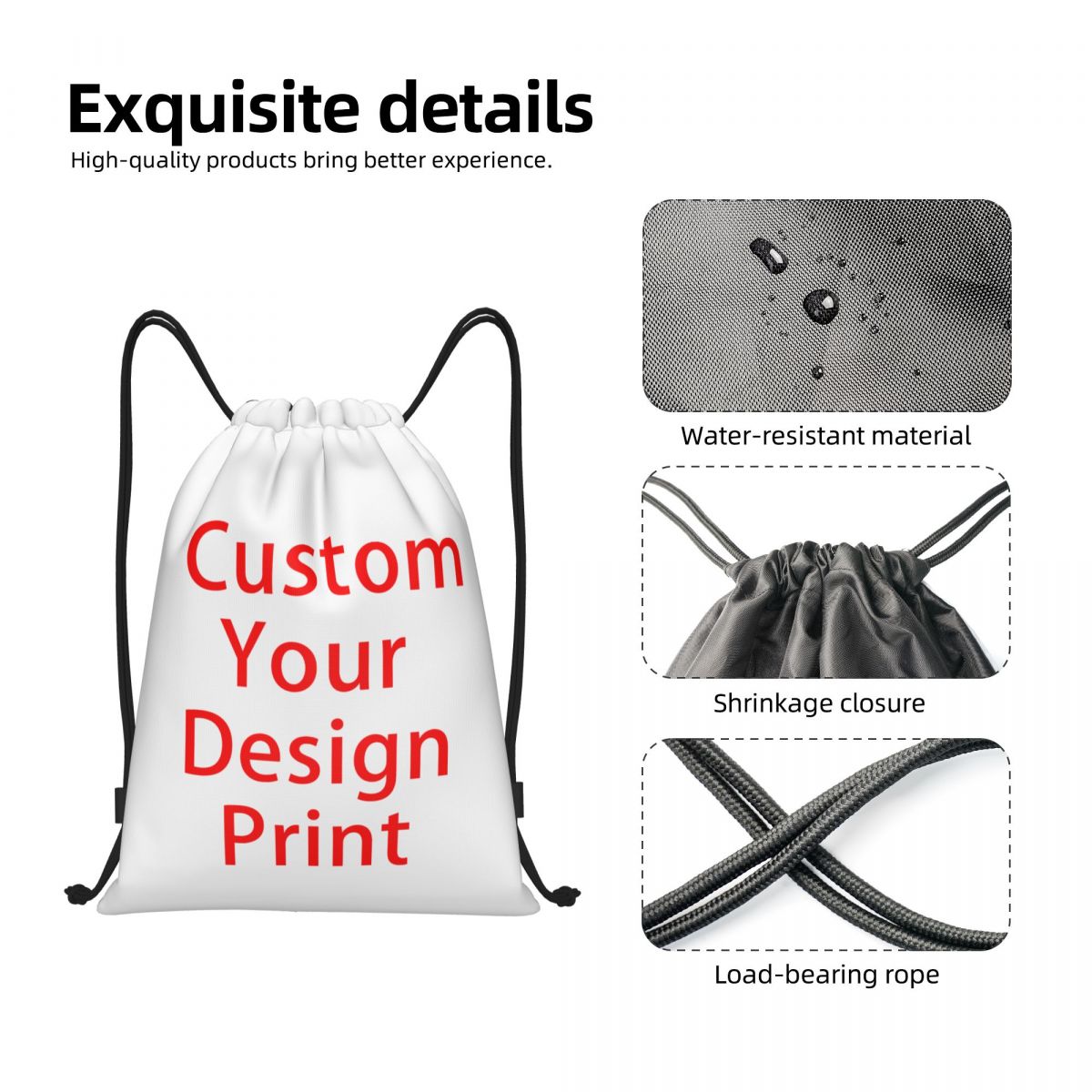 Custom Custom Your Design Draw - Women'S Yoga Bags 评论和价格