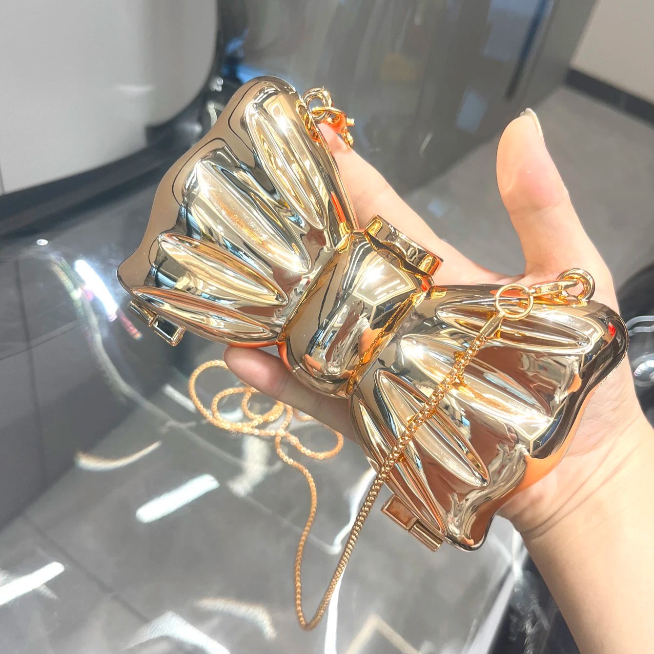 Golden Evening bag  Purses and - Clutch Bag Evening 评论和价格