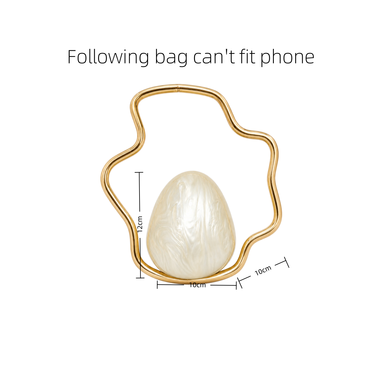 Women mini Acrylic Egg Bag Cut - Clutch Bag Evening 评论和价格