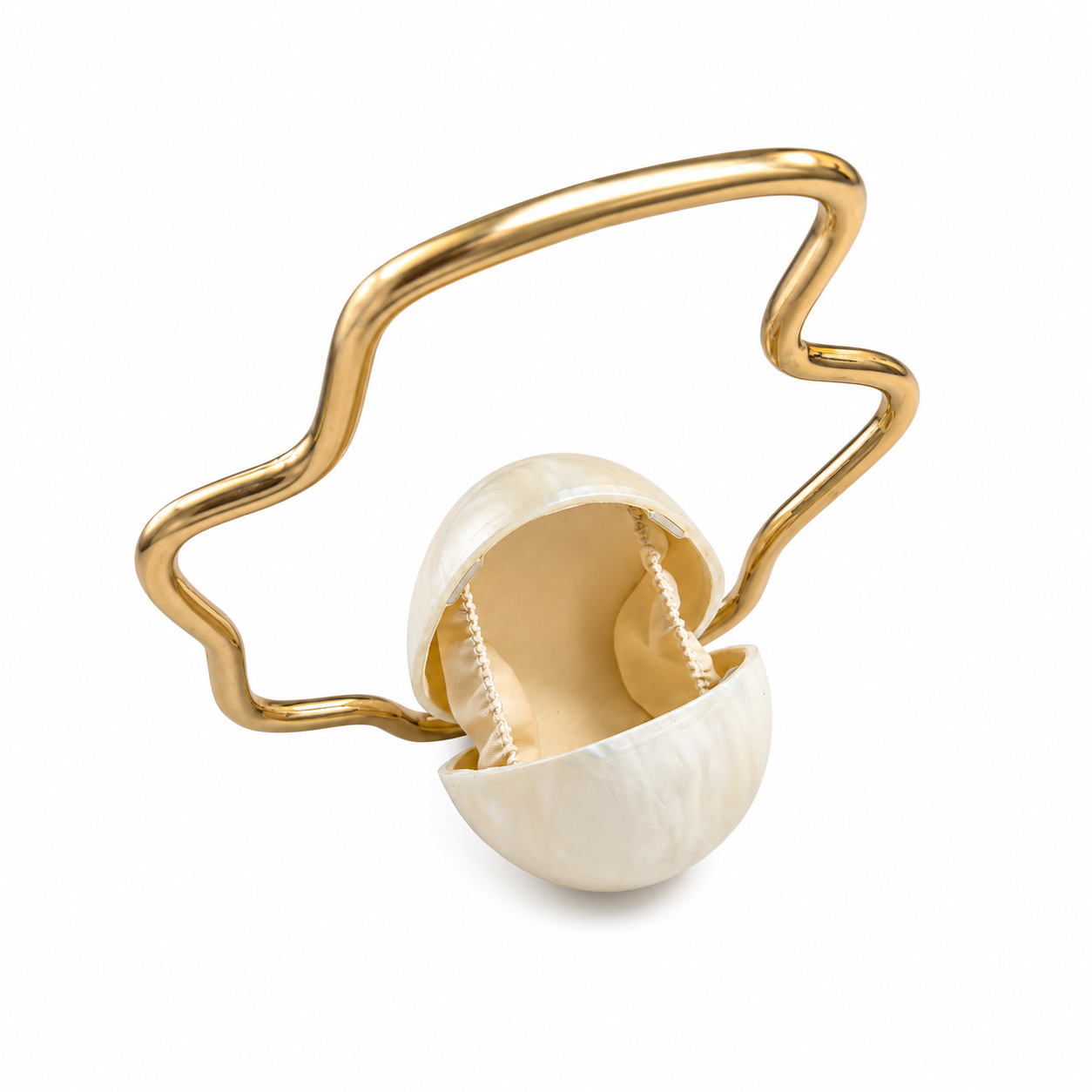 Women mini Acrylic Egg Bag Cut - Clutch Bag Evening 评论和价格