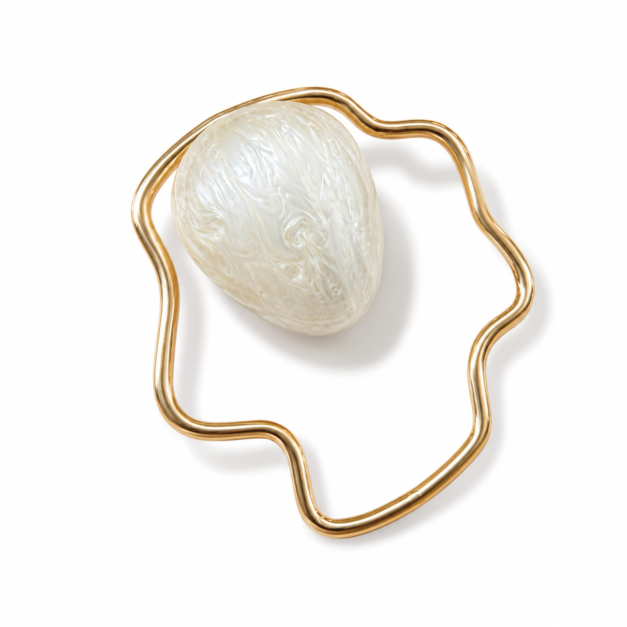 Women mini Acrylic Egg Bag Cut - Clutch Bag Evening 评论和价格