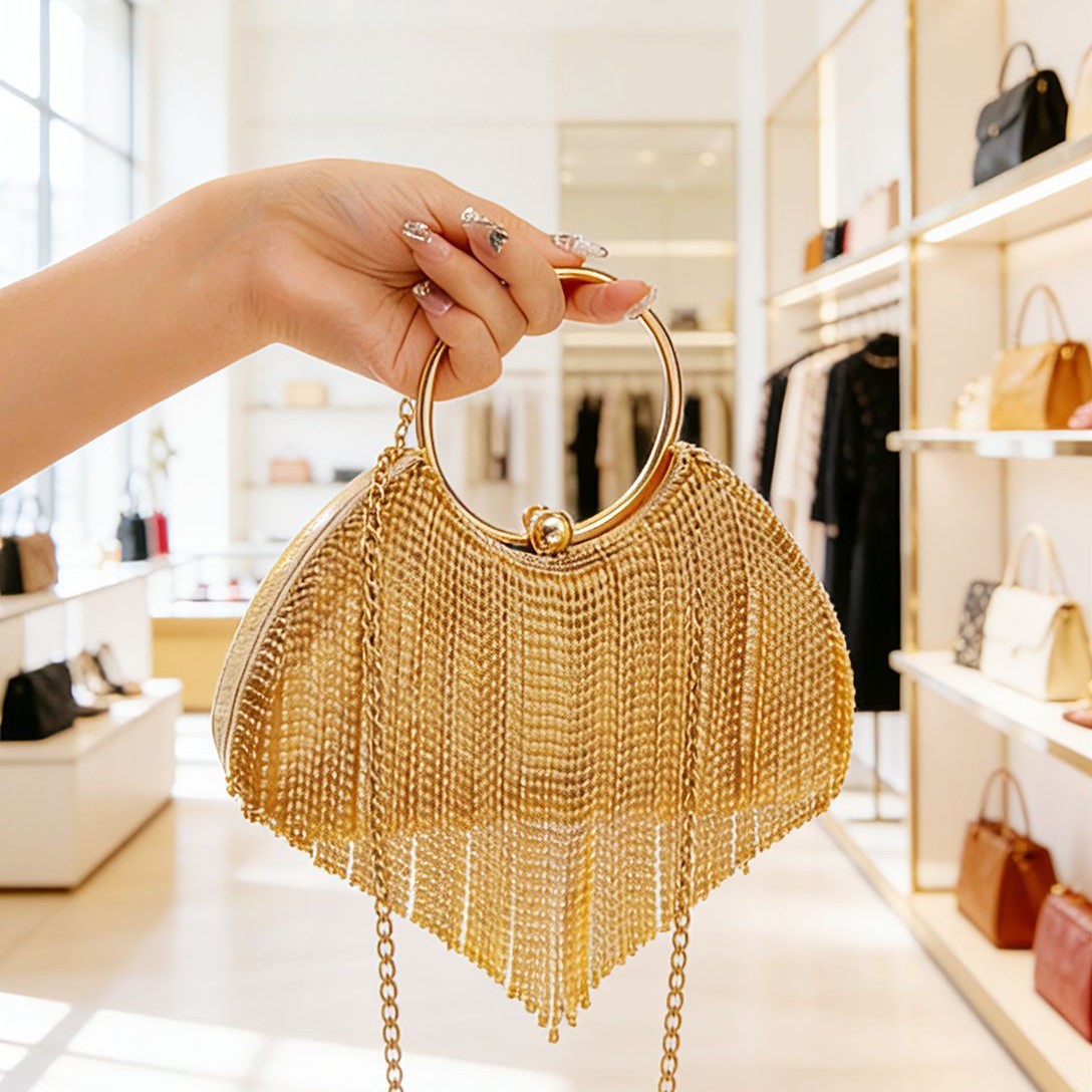 Luxury Glitter Women Clutch Ev - Clutch Bag Evening 评论和价格