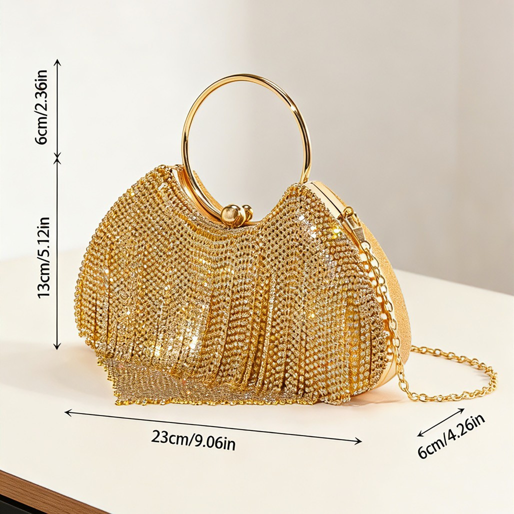 Luxury Glitter Women Clutch Ev - Clutch Bag Evening 评论和价格