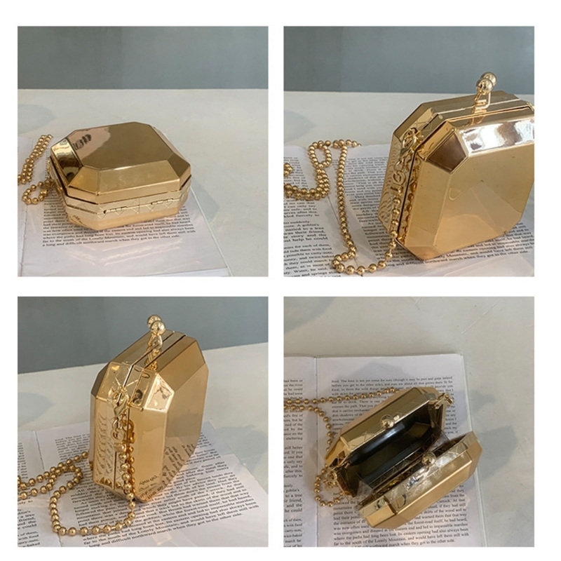 Mini Luxury Gold Party Evening - Clutch Bag Evening 评论和价格