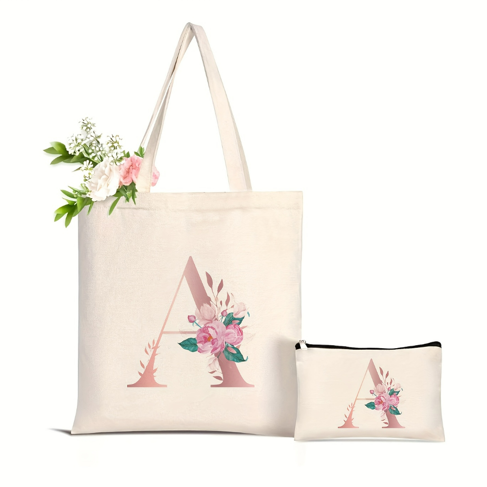 1pc Floral Love Letter Print T - Women'S Yoga Bags 评论和价格