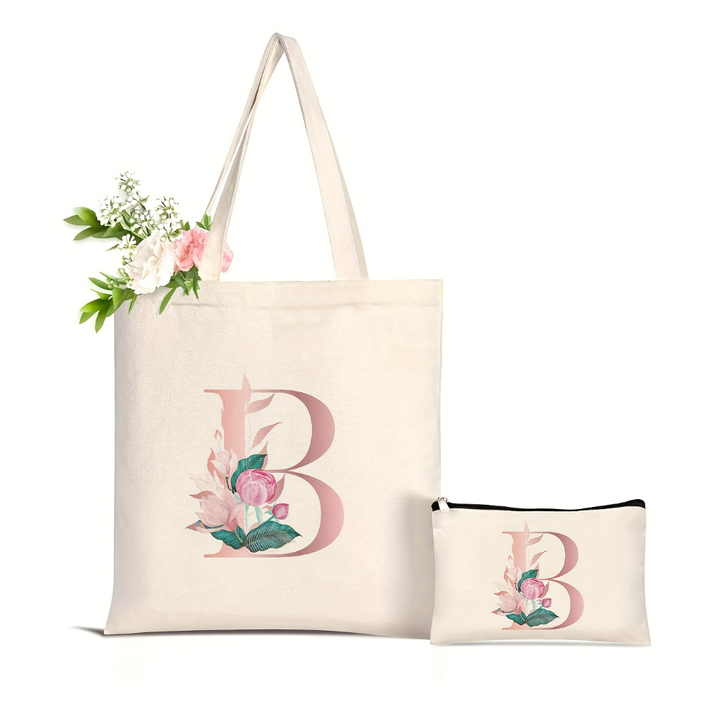 1pc Floral Love Letter Print T - Women'S Yoga Bags 评论和价格