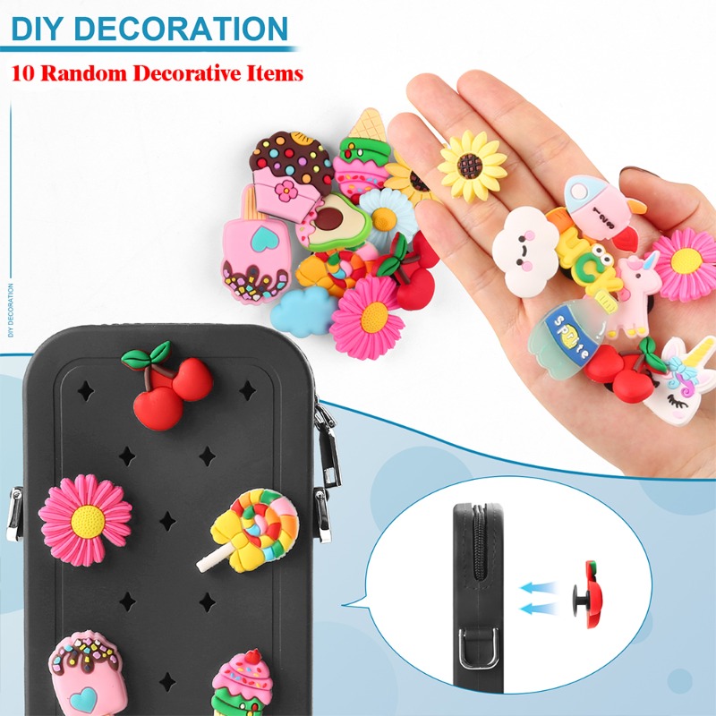 Multifunction Portable Silicon - Phone Bag Crossbody 评论和价格