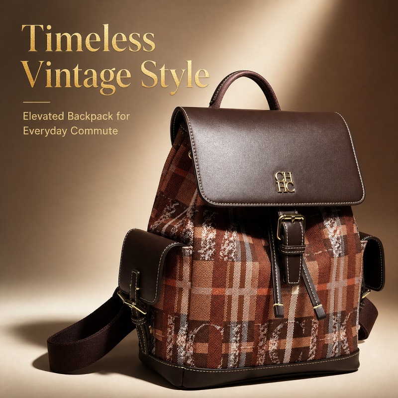 CHHC Fashion Color Block Backp - Women Bags Luxury 评论和价格
