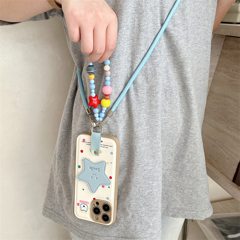 Color Polka Dot Cute Star Phon - Phone Bag Crossbody 评论和价格