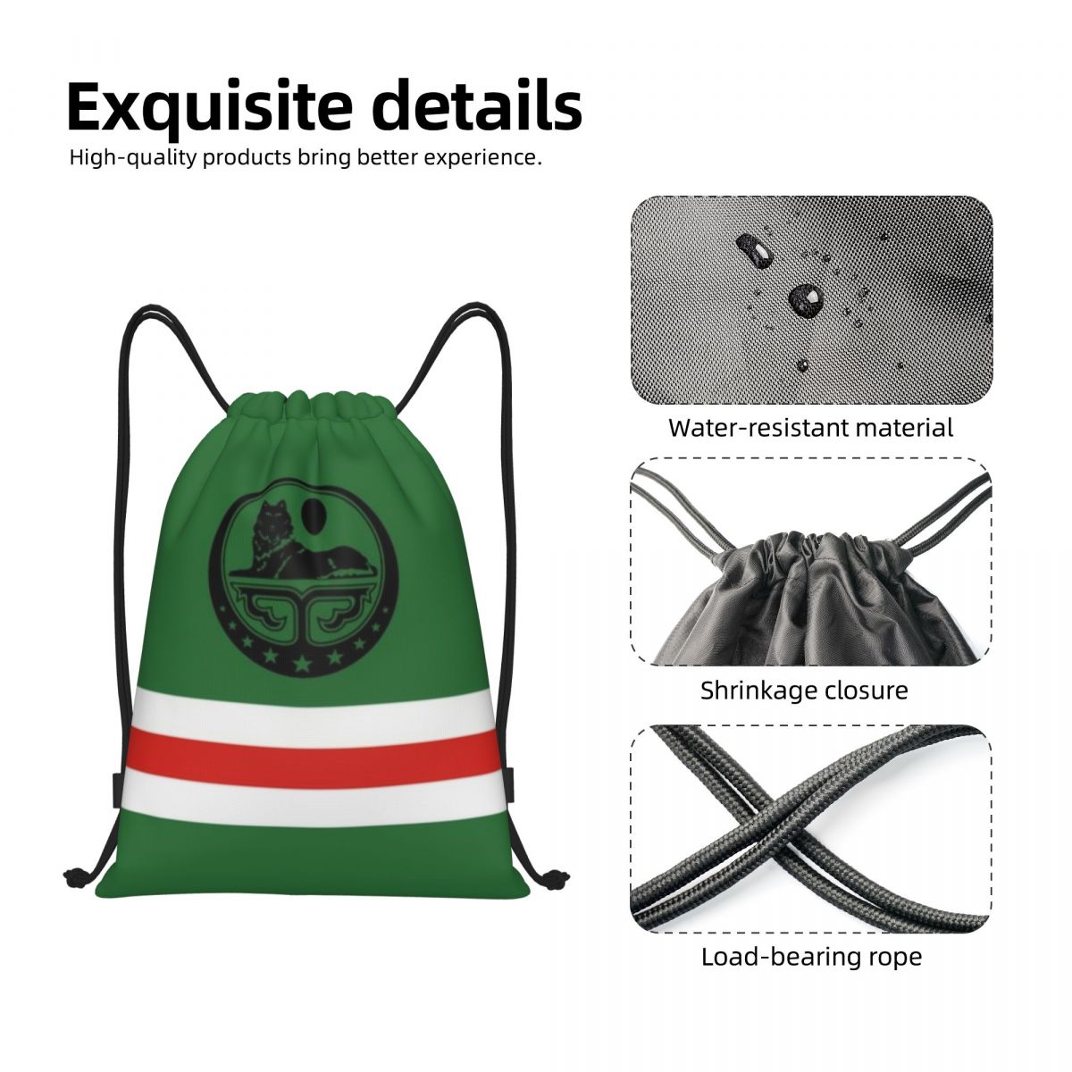 Custom Chechen Borz Drawstring - Women'S Yoga Bags 评论和价格
