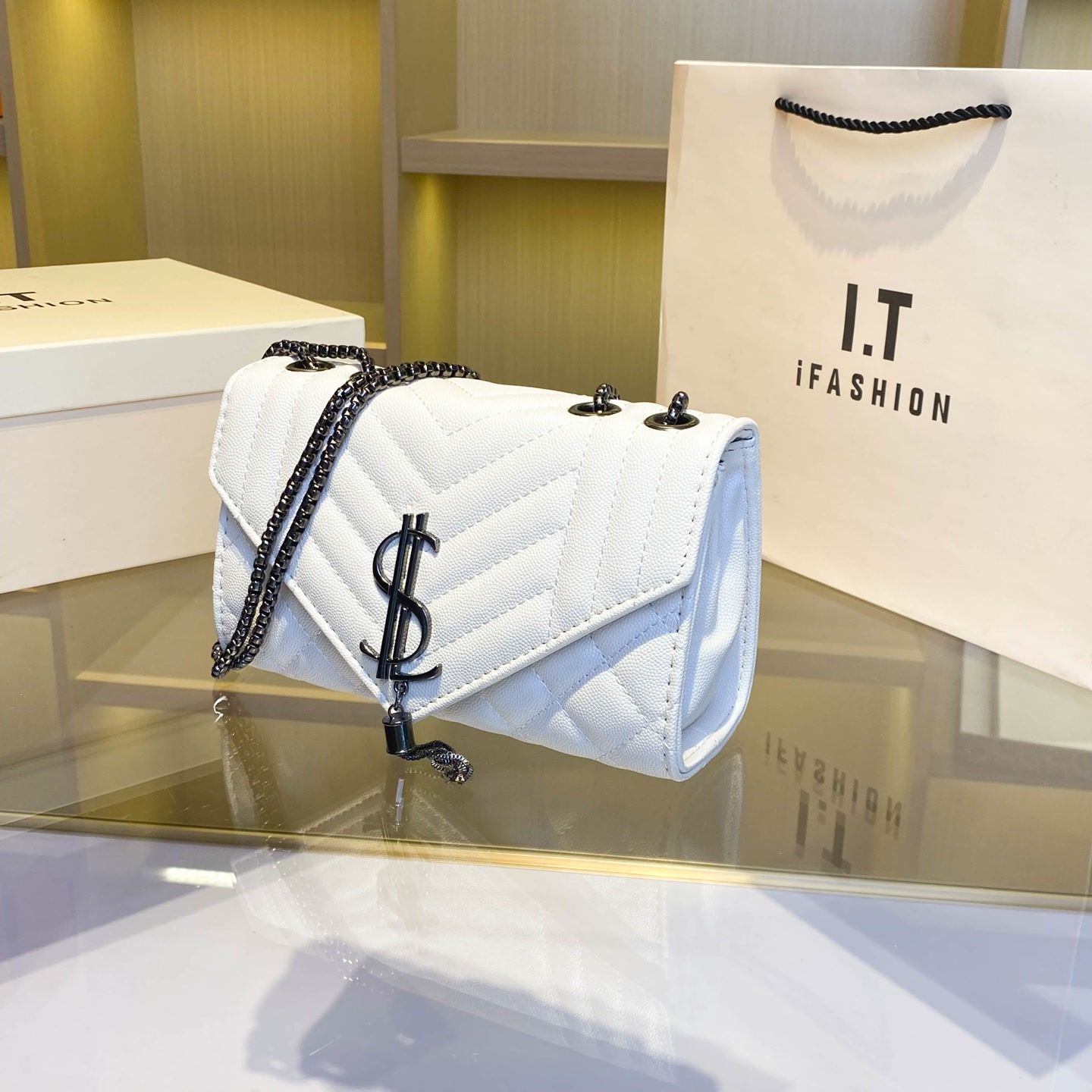 Small Square Bag for Women Ver - Women Bags Ysl 评论和价格