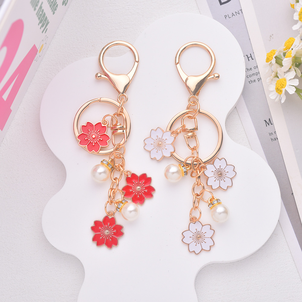 Pearl Keychain Charm Cute Chic - Women Bags Ysl 评论和价格