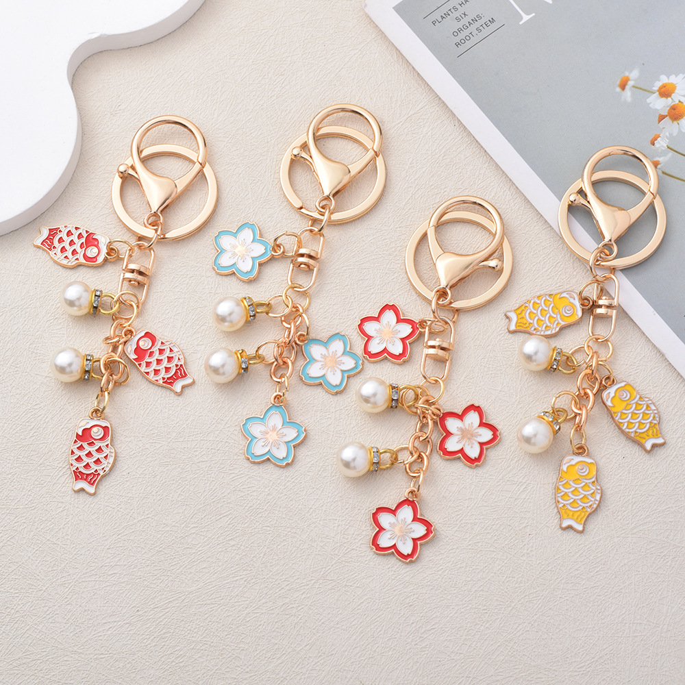 Pearl Keychain Charm Cute Chic - Women Bags Ysl 评论和价格